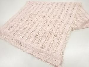 リボン織縞模様ショール